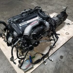 RB26DETT NISSAN SKYLINE GTR R32 2.6L TWIN TURBO ENGINE WITH 5 SPEED AWD MANUAL TRANSMISSION